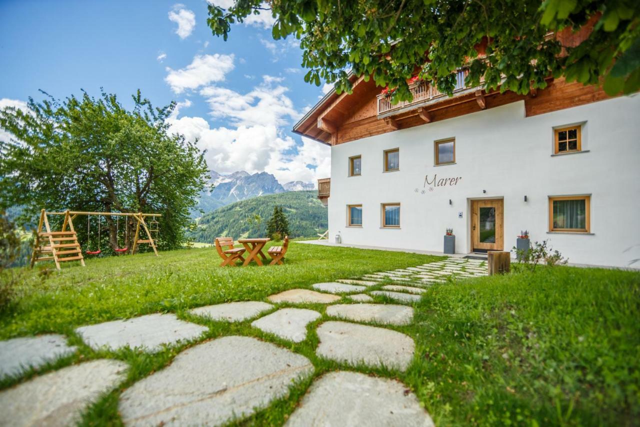 Agriturismo MARER Urlaub auf dem Bauernhof Niederdorf Exterior foto